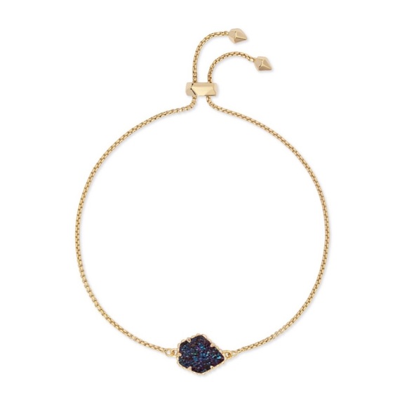 KENDRA SCOTT • Gold Theo Blue Druzy Bracelet - Picture 1 of 4